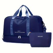 Azul oscuro con neceser