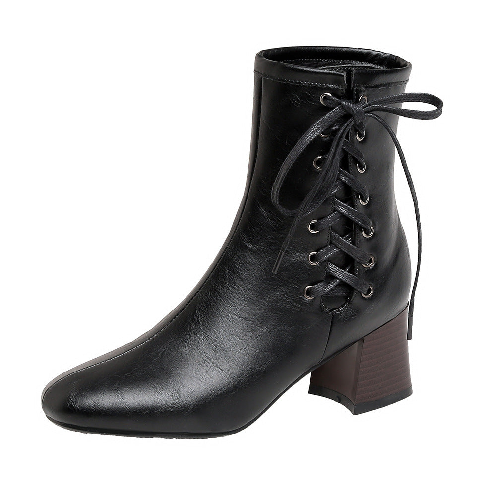 Botines vintage con cordones - Nova