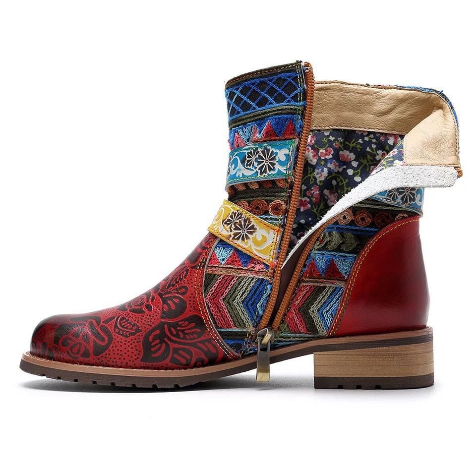 Botas media caña para mujer decorativas - Kjersti