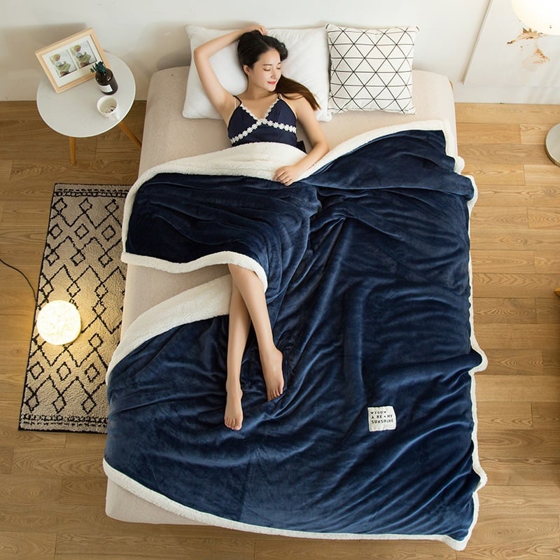 Manta premium polar de invierno