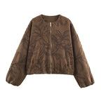 Chaqueta para mujer bordado floral - Yrsa
