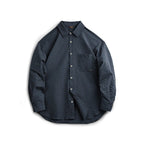 Camisa manga larga hombre algodón con coderas estilo retro - Simón