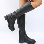 Botas altas de invierno con hebilla ecuestre - Eryne