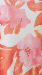 Vestido largo estampado de corte ajustado para mujer - Melissa