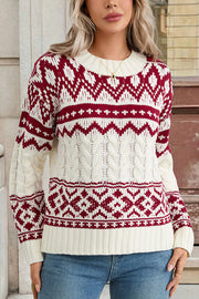 Blanco con relieves rojo