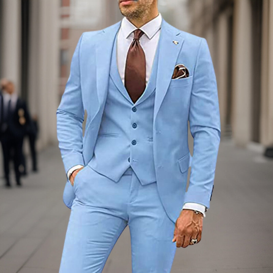 Traje de negocios de tres piezas para hombre - Pietro