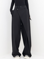 Pantalón para mujer de pierna ancha con cintura estructurada - Arleth