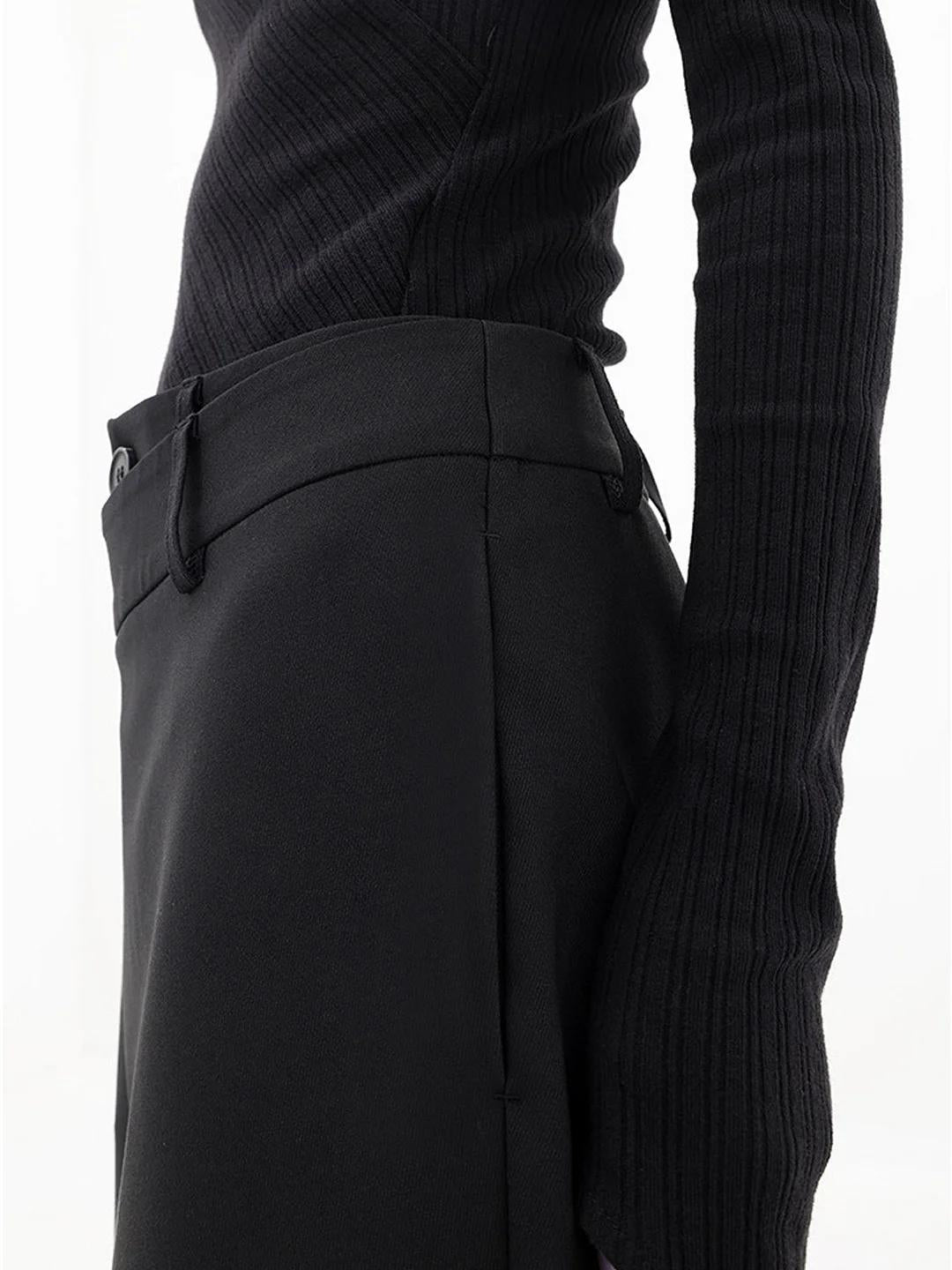 Pantalón para mujer de pierna ancha con cintura estructurada - Arleth