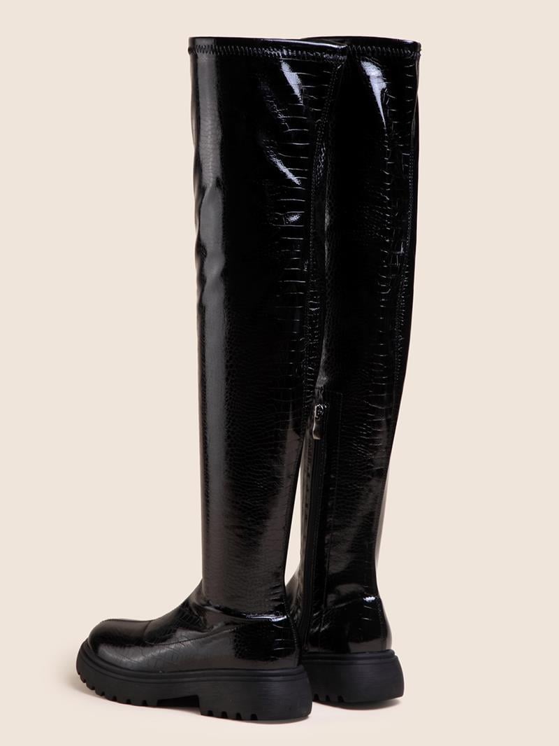 Botas altas para mujer con cremallera - Hildur