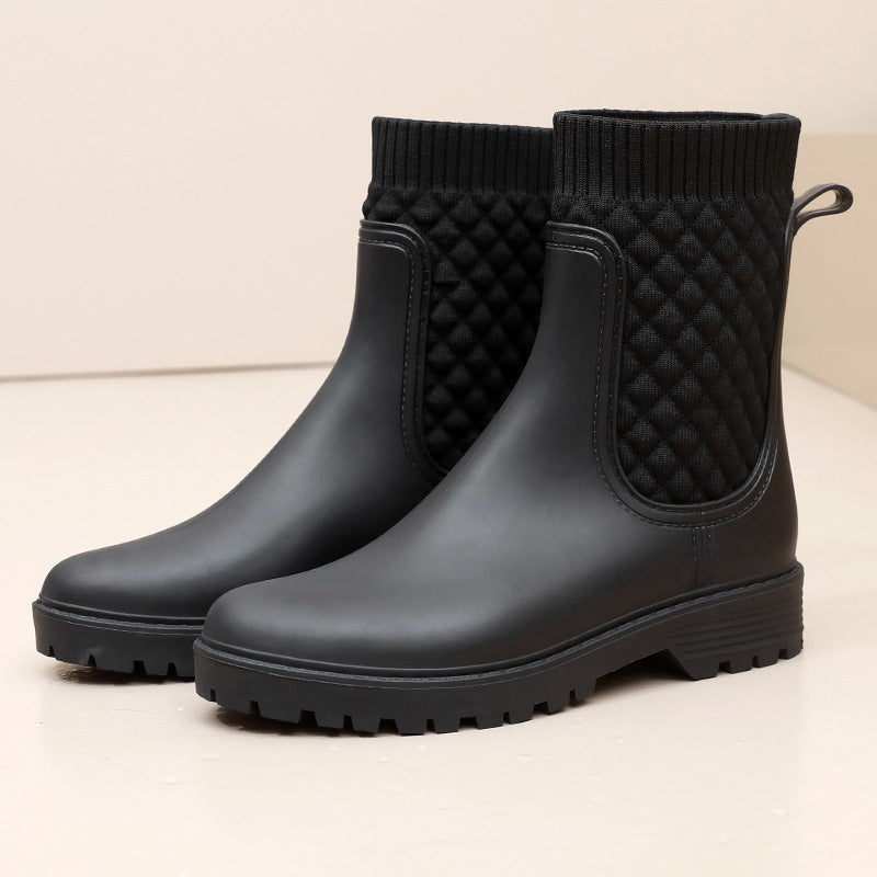 Botas de lluvia para mujer impermeables antideslizantes - Lirena
