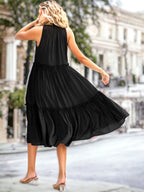 Shirley - Vestido femenino con lazo y cuello en V