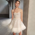 Vestido de fiesta con lentejuelas para mujer - Serelis