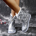 Botas para mujer efecto acolchado invierno - Yalinne