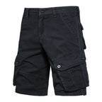 Pantalones cortos hombre bolsillos cargo algodón casual - Jason