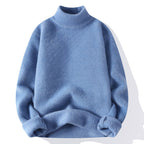 Suéter para hombre cuello semicisne punto suave - Noah