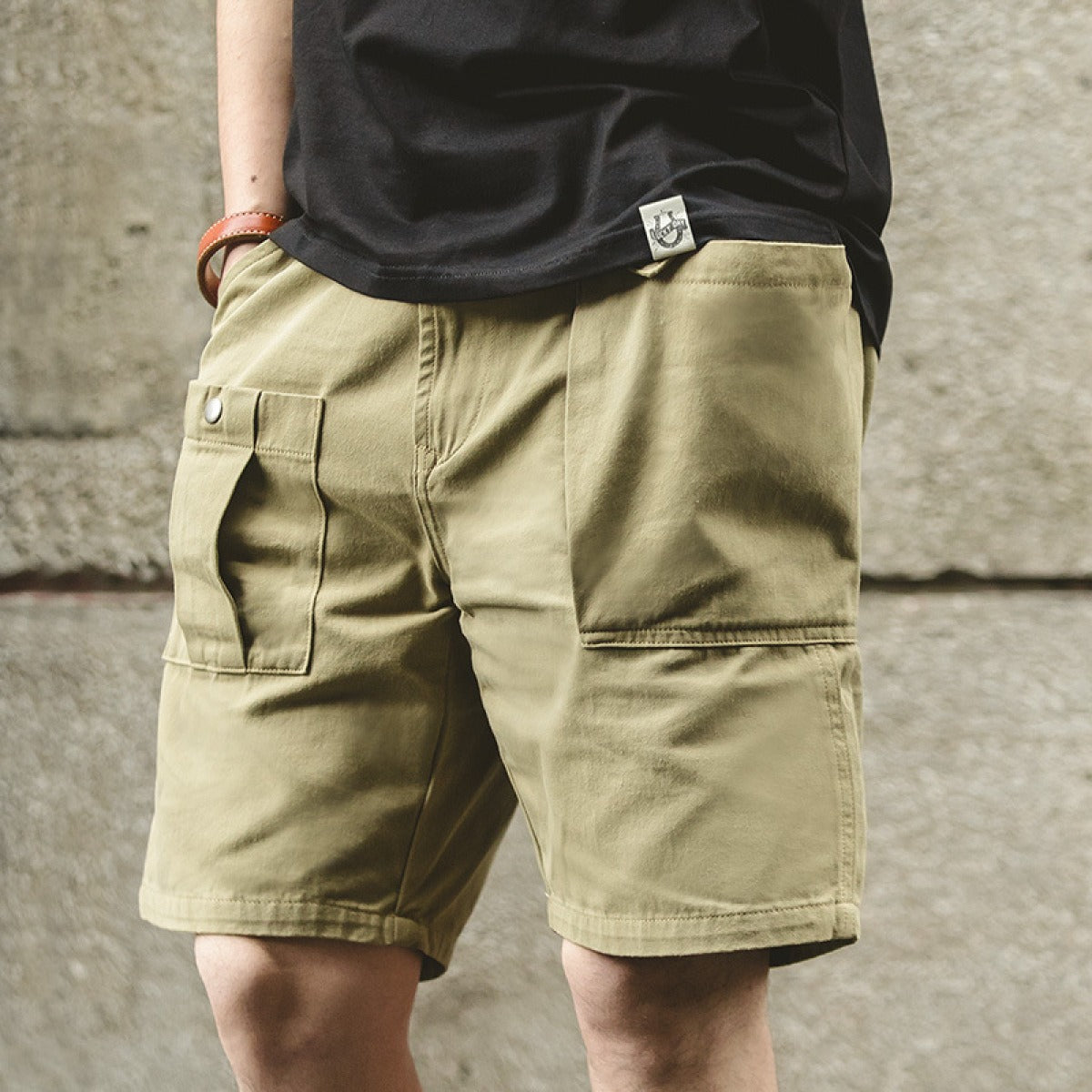 Pantalones cortos hombre algodón bolsillos cargo - Damián