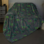 Manta Infantil Flannel Dinosaurios