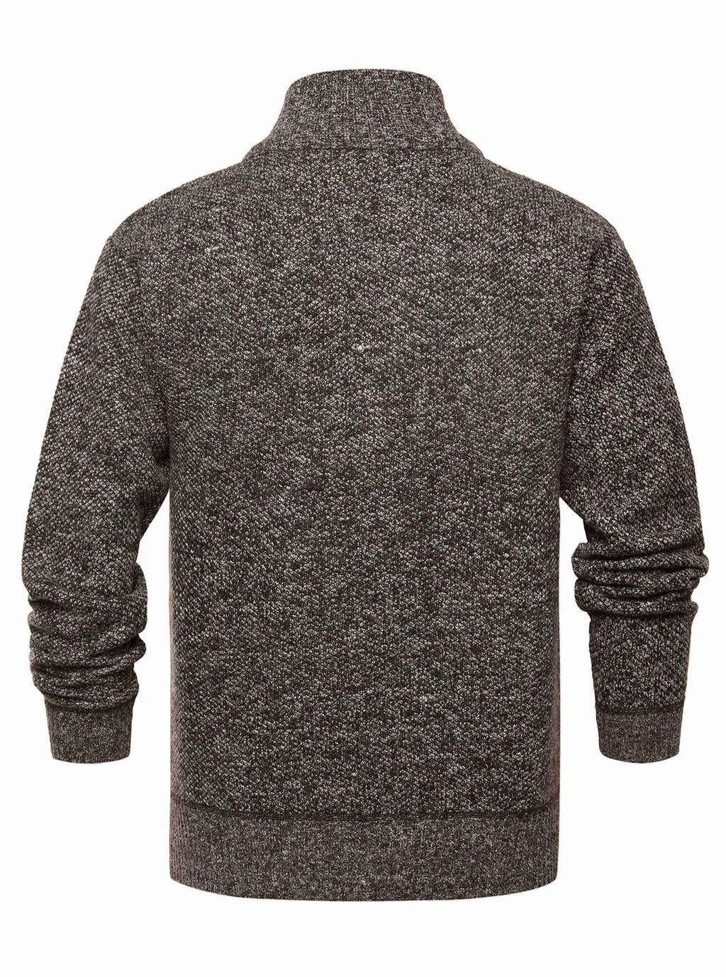 Chaqueta de punto con cremallera y cuello alto - Joshua