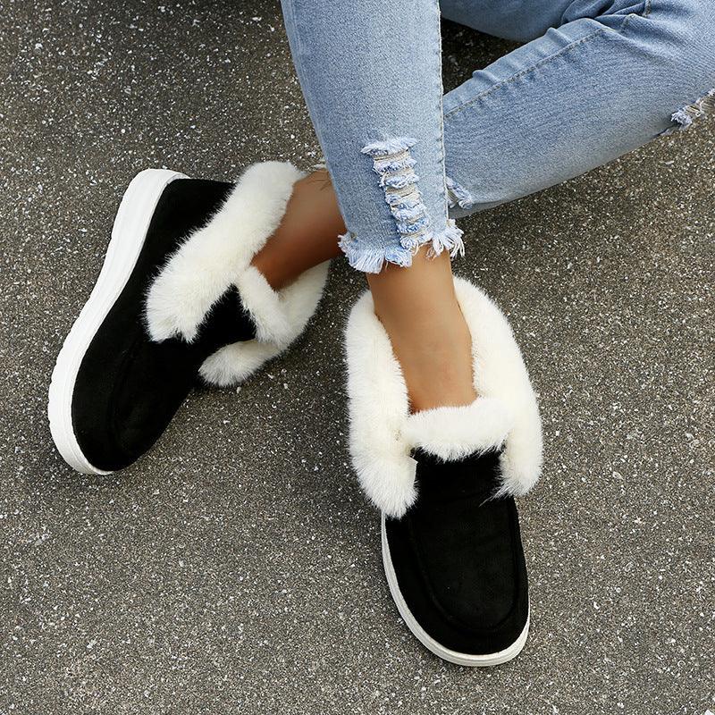 Nissa - Cálidos zapatos de invierno de ante
