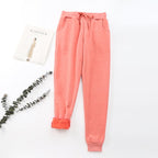 Pantalones para mujer efecto aterciopelado interior - Lureta