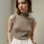 Lucy - Camiseta sin mangas con escote redondo