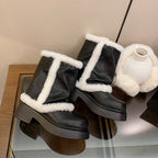 Botas de invierno para mujer de forro suave - Elsbethr