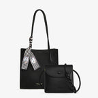 Bolso shopper para mujer polipiel texturizada con bolso cruzado incluido - Renata