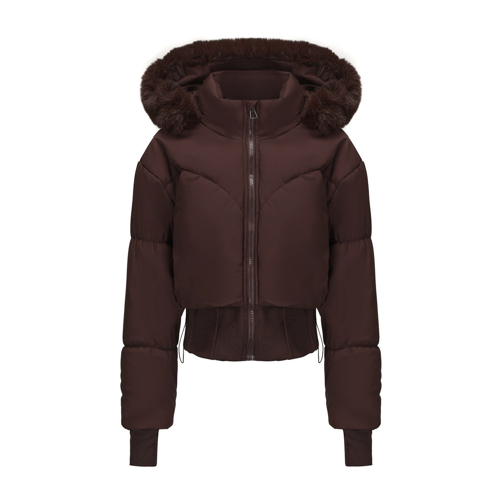 Chaqueta corta para mujer con capucha - Avenil