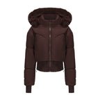 Chaqueta corta para mujer con capucha - Avenil