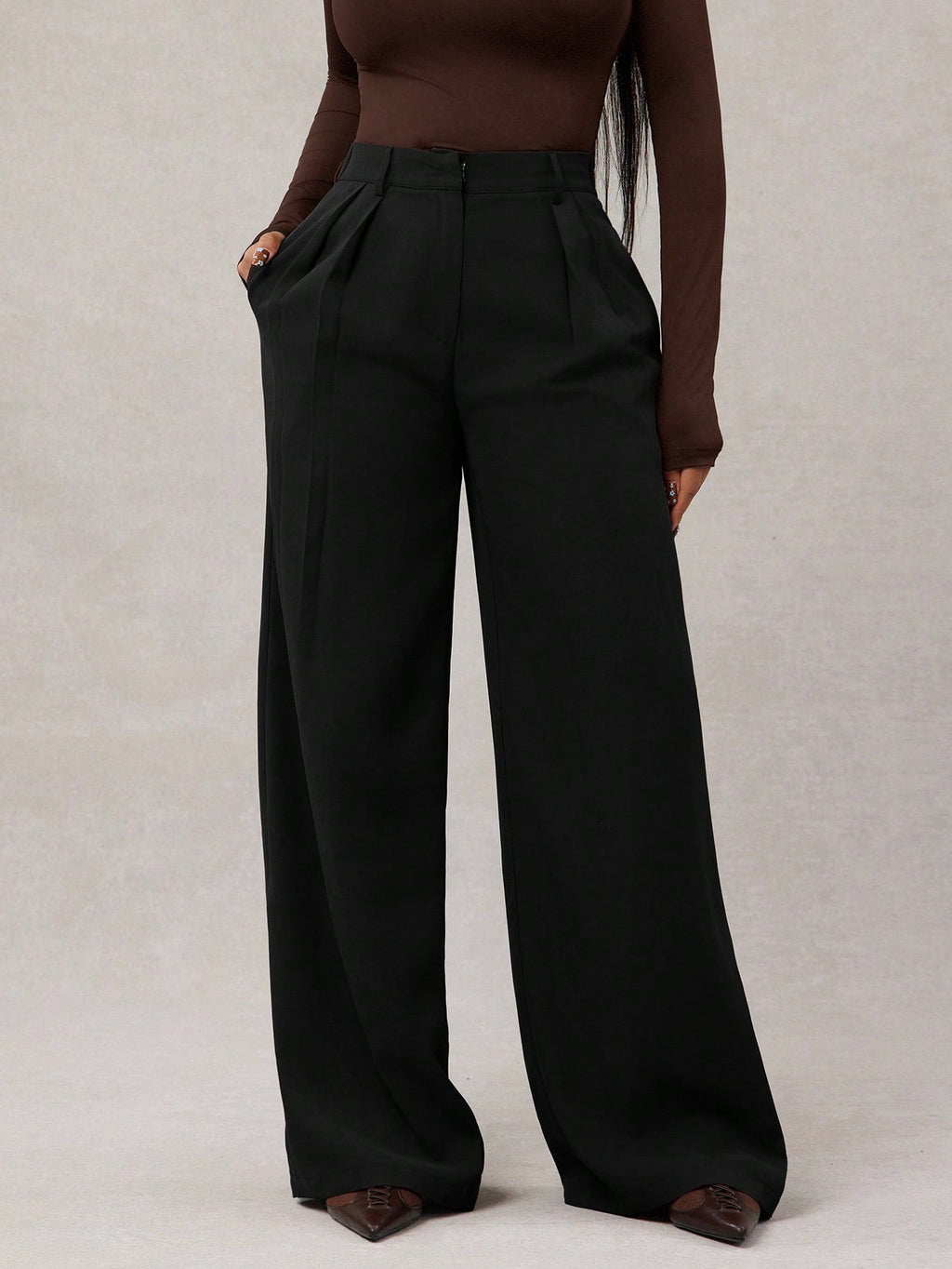 Pantalón para mujer efecto sastrero - Eloria