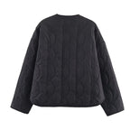 Chaqueta acolchada con patrón de lazos - Maeren