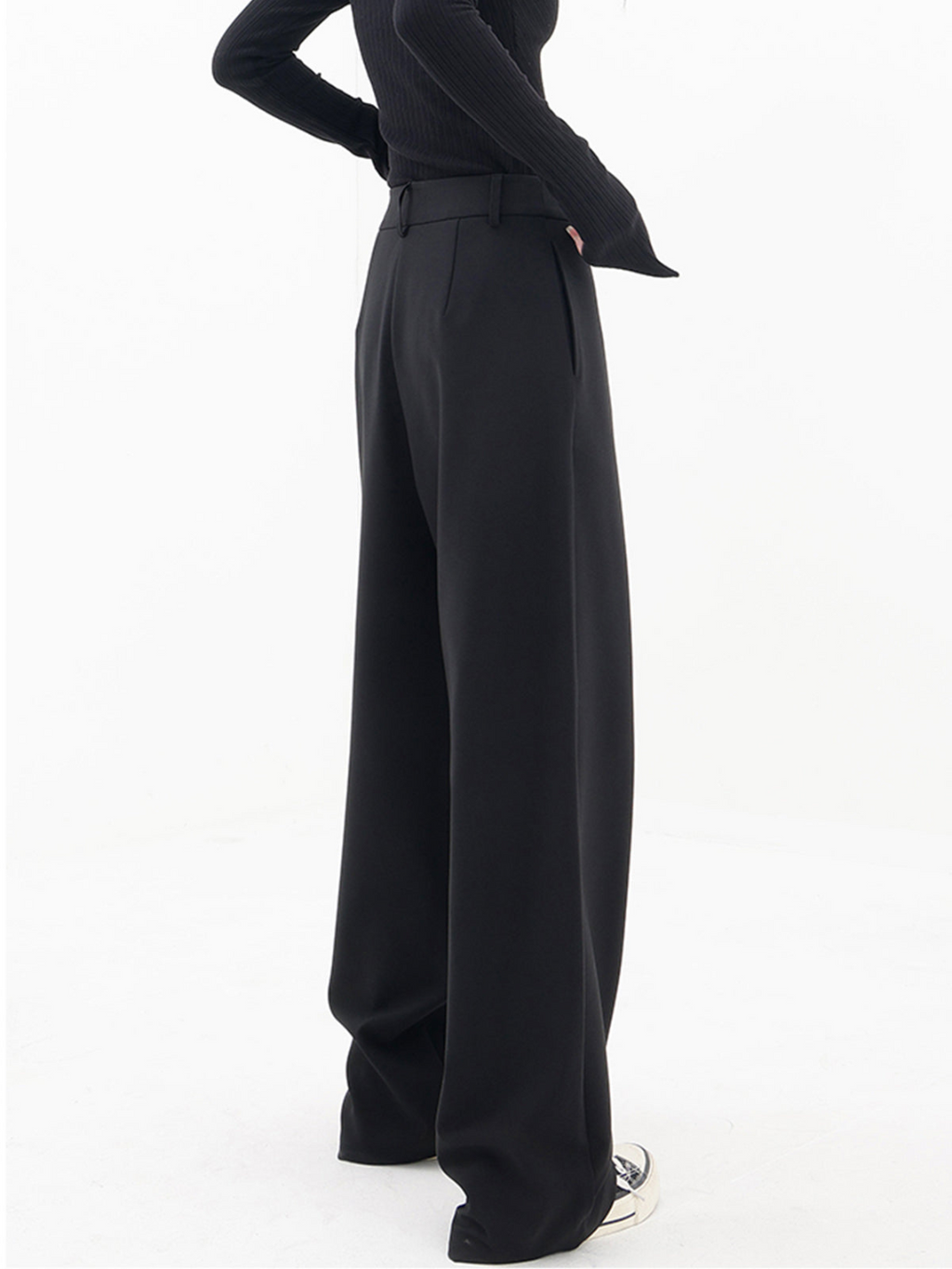 Pantalón para mujer de pierna ancha con cintura estructurada - Arleth