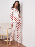 Conjunto de pijama con estampado de corazón - Elsa