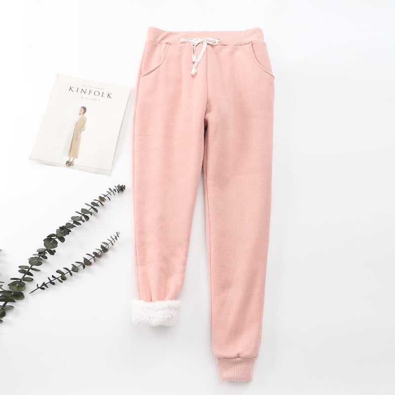 Pantalones para mujer efecto afelpado interior - Velya