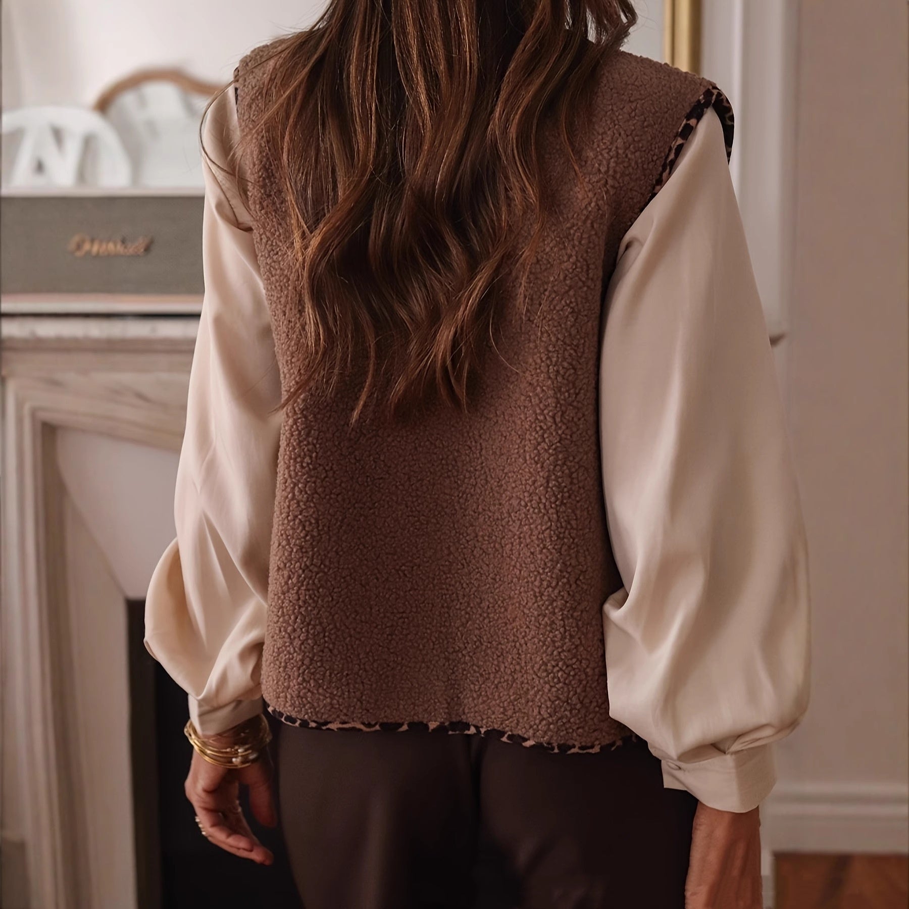 Chaleco para mujer efecto lanoso - Iselya
