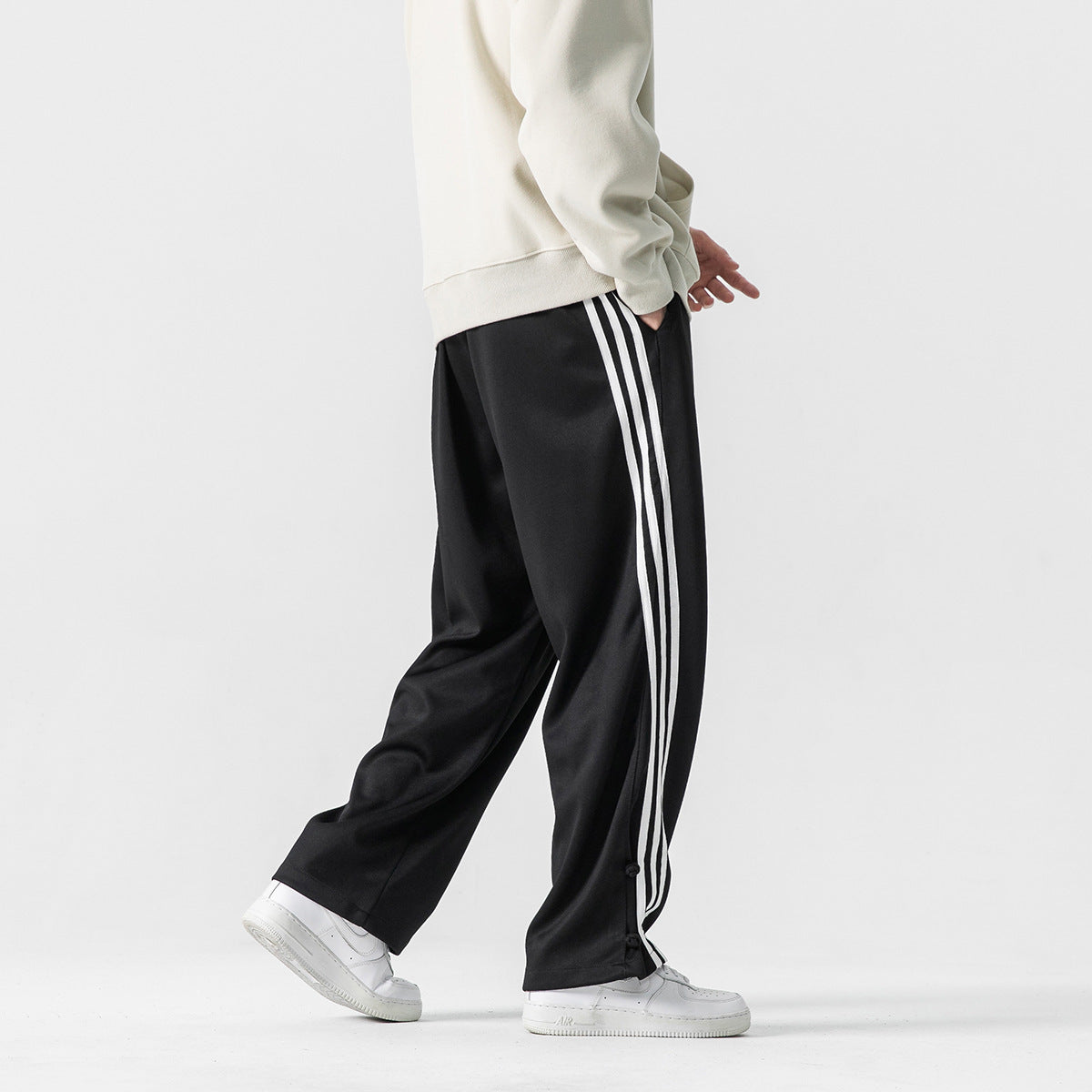 Robert - Pantalones deportivos a rayas de moda para hombre
