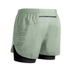Shorts deportivos dry fit doble capa interior - Bjarn