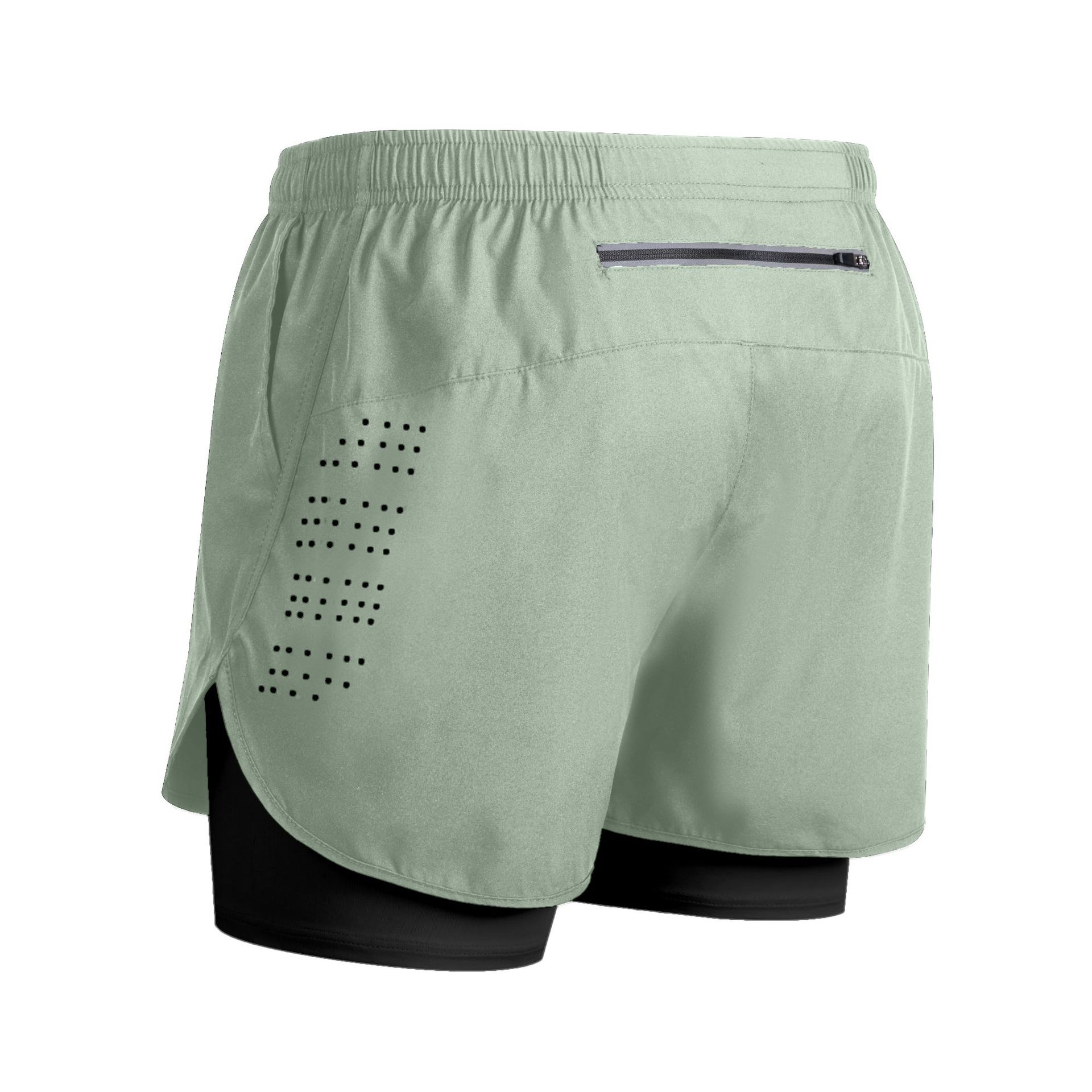 Shorts deportivos dry fit doble capa interior - Bjarn