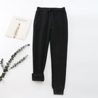 Pantalones para mujer efecto aterciopelado interior - Lureta
