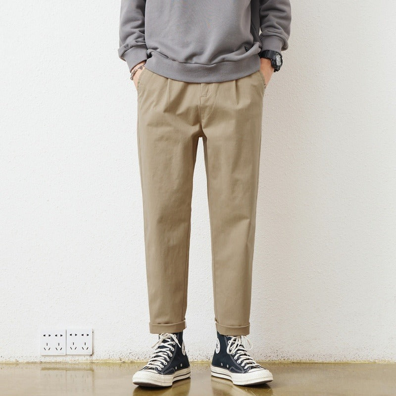 Pantalón recto hombre algodón estilo urbano - Augusto