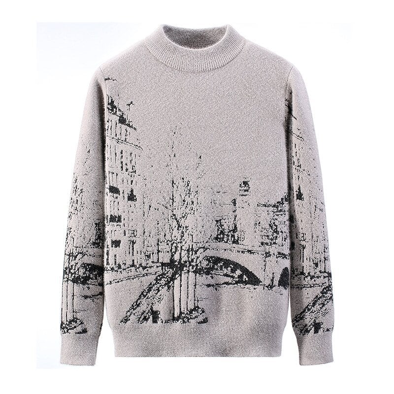 Jersey para hombre tejido grueso efecto urbano - Naël