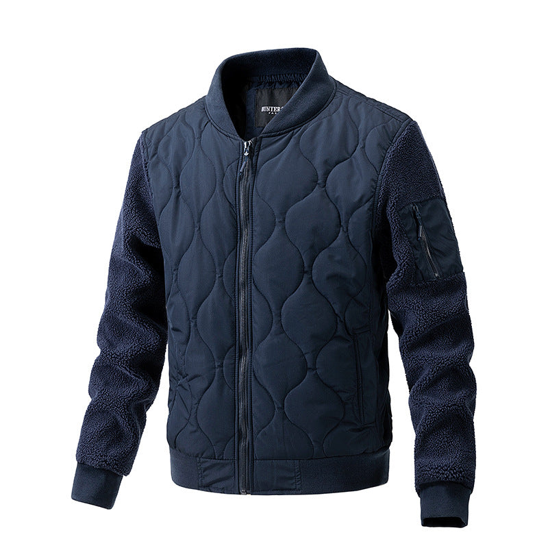 Cazadora bomber para hombre de tejido mixto vegano - Auren