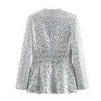 Blazer de lentejuelas para mujer - Arvein