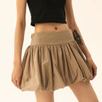 Falda globo de mujer con un corte voluminoso y femenino, ideal para un look moderno y original