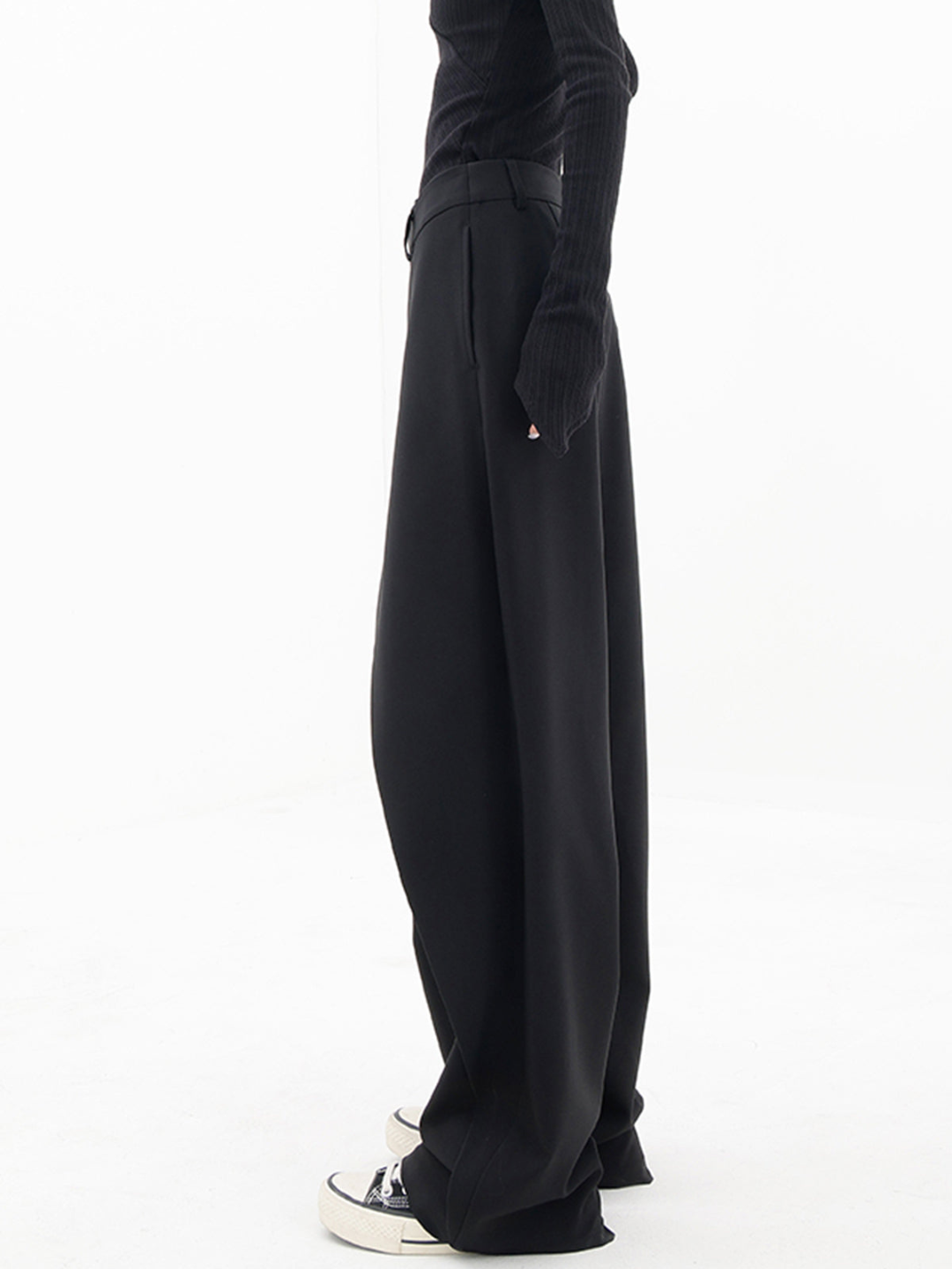 Pantalón para mujer de pierna ancha con cintura estructurada - Arleth