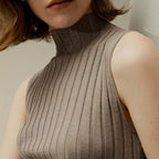 Lucy - Camiseta sin mangas con escote redondo