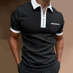 Anton - Bolso slim con solapa de moda para hombre