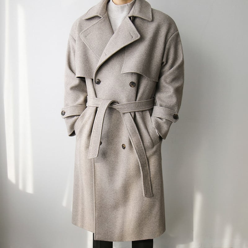 Abrigo de lana para hombre grueso de invierno - Mareon
