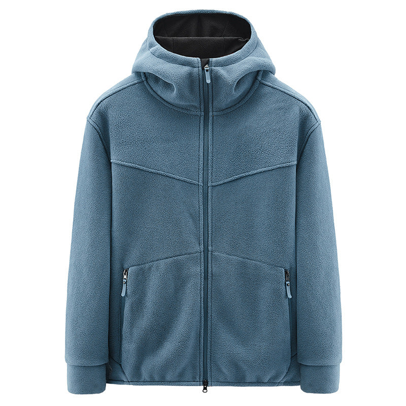 Chaqueta polar para hombre con capucha - Nils
