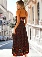 Nyra - Vestido de verano bohemio con cuello en V